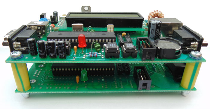 Отладочный модуль на базе микроконтроллеров Microchip PIC18F4550